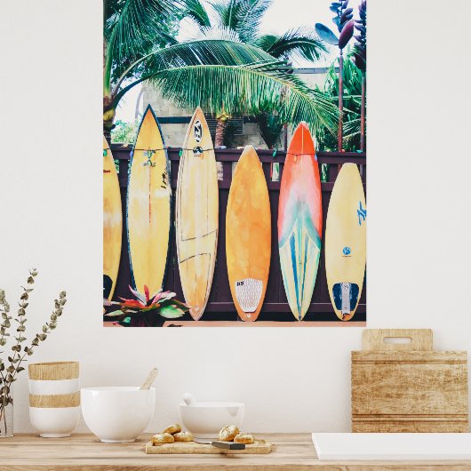 Oahu Surf | Poster (Küche)