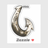 Oahu Tribal Hook Aufkleber (Blatt)