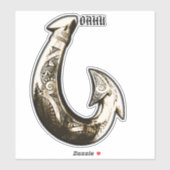 Oahu Tribal Hook Aufkleber (Blatt)