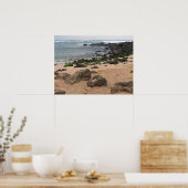 Oahu's North Shore and Sea Turtle  Poster (Küche)
