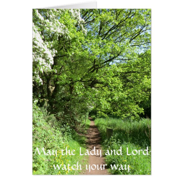 Oak and May Pathway Wiccancard (Vorne)