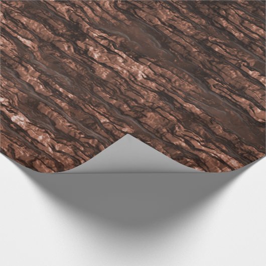 Oak Bark Camouflage Geschenkpapier (Ecke)