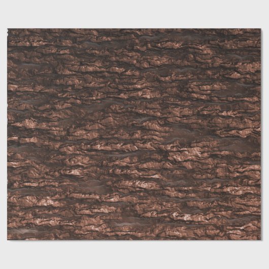 Oak Bark Camouflage Geschenkpapier (Flach)