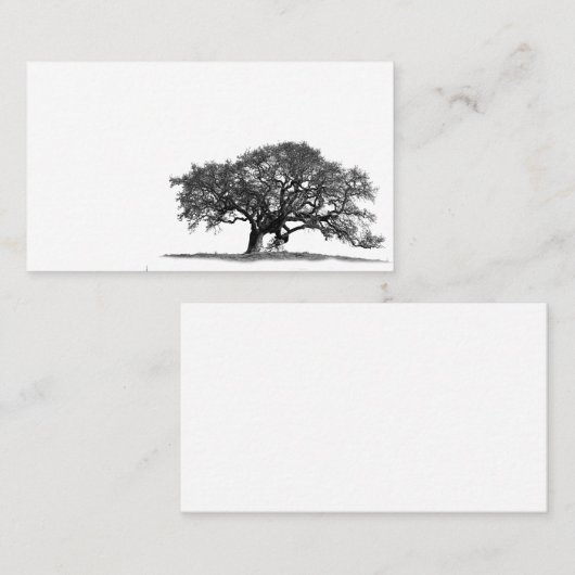 OAK-BAUM VISITENKARTE (Vorne/Hinten)