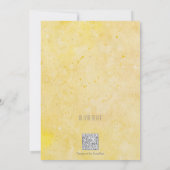 Oak-Blätter im Herbst Brautparty Einladung (Rückseite)