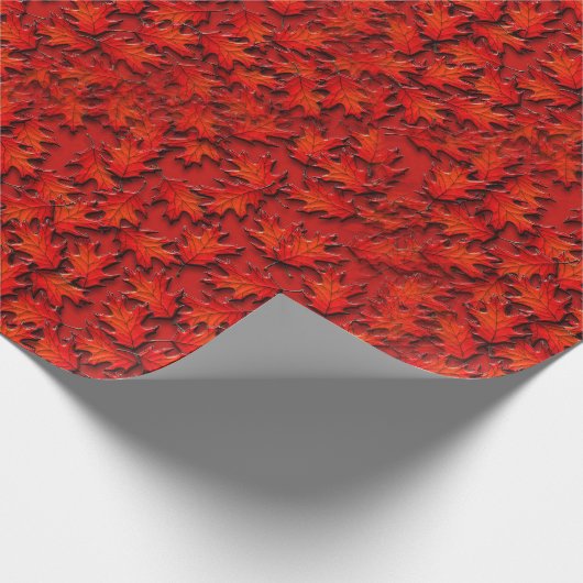 Oak Blätter Nature Art Pattern    Geschenkpapier (Ecke)