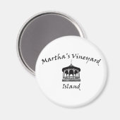 Oak Bluffs Gazebo Magnet (Vorderseite/Rückseite)