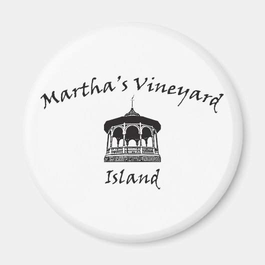 Oak Bluffs Gazebo Magnet (Vorne)