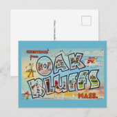 Oak Bluffs Martha's Vineyard Postkarte (Vorne/Hinten)