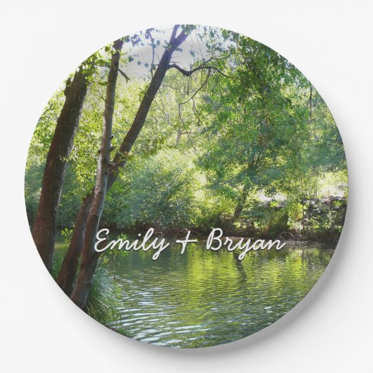 Oak Creek I in Sedona Arizona Naturfotografie Pappteller (Vorderseite)