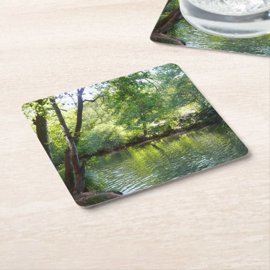 Oak Creek I in Sedona Arizona Naturfotografie Rechteckiger Pappuntersetzer (angewinkelt)