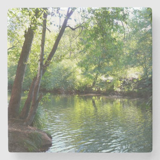 Oak Creek I in Sedona Arizona Naturfotografie Steinuntersetzer (Vorderseite)