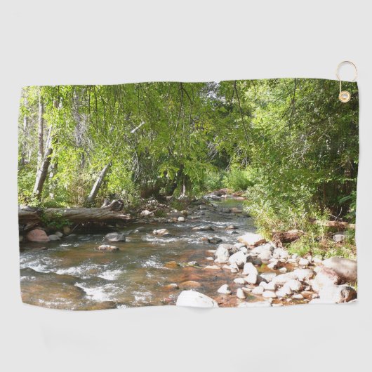 Oak Creek II in Sedona Arizona Naturfotografie Golfhandtuch (Horizontal)
