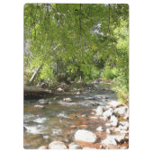 Oak Creek II in Sedona Arizona Naturfotografie Klemmbrett (Rückseite)