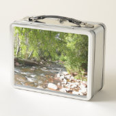 Oak Creek II in Sedona Arizona Naturfotografie Metall Brotdose (Rückseite)