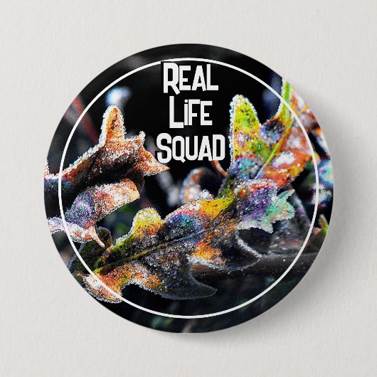 Oak Fairy Zuckerguss Real Life Squad Herbst Button (Vorderseite)