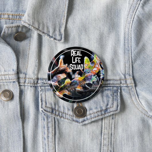 Oak Fairy Zuckerguss Real Life Squad Herbst Button (Beispiel)