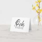 Oak Football Vielen Dank Karte (Gelbe Blume)