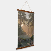 Oak Gateway Wandteppich Mit Holzrahmen (Gewinkelt)