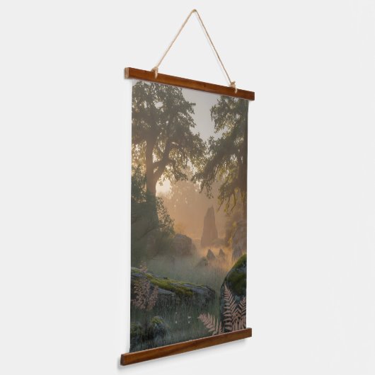 Oak Gateway Wandteppich Mit Holzrahmen (Gewinkelt)