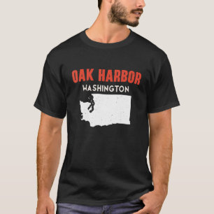 Oak Harbour Washington USA Staat America Travel Wa T-Shirt