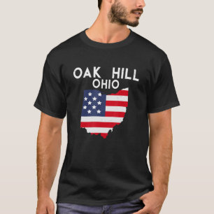 Oak Hill Ohio USA Staat America Travel Ohioan T-Shirt