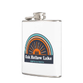 Oak Hollow Lake North Carolina Rainbow Flachmann (Links)