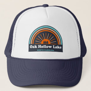 Oak Hollow Lake North Carolina Rainbow Truckerkappe