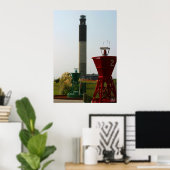 Oak Island Light und Buoys Poster (Heimbüro)
