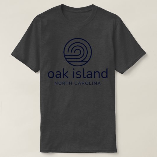 Oak Island NC Beach Summer Wave T-Shirt (Design vorne)
