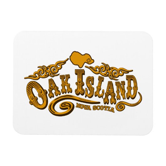 Oak Island Saloon Magnet (Horizontal)