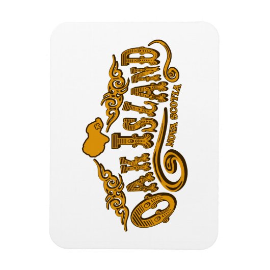 Oak Island Saloon Magnet (Vertikal)