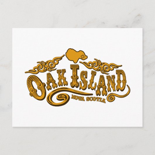 Oak Island Saloon Postkarte (Vorderseite)
