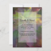 Oak Leaf Hydrangea Hochzeit im Herbst Save the Dat Einladung (Vorderseite)