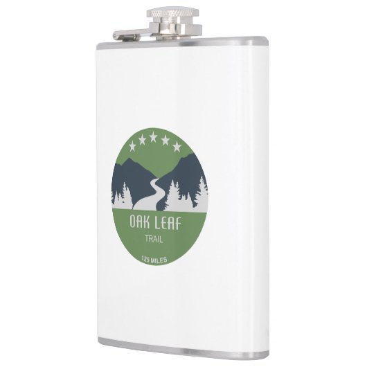 Oak Leaf Pfad Flachmann (Links)