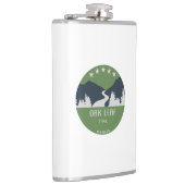 Oak Leaf Pfad Flachmann (Rechts)