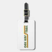 Oak Leaf Trail Wisconsin Gepäckanhänger (Vorderseite vertikal)