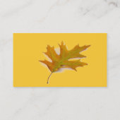 Oak-Leaf-Visitenkarte Visitenkarte (Rückseite)