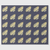 Oak Leaf Watercolor Geschenkpapier (Flach)