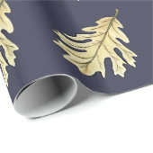 Oak Leaf Watercolor Geschenkpapier (Rolleneckpunkt)