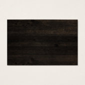 Oak Ridge Rustic Dusche Geschenk Registrierungskar (Rückseite)