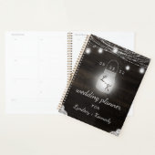 Oak Ridge Rustic Mason Jar & Lights Hochzeitspläne Planer (Anzeige)