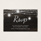 Oak Ridge Rustic Wedding Website UAWG Insert Cards (Vorderseite)