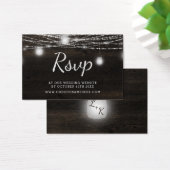 Oak Ridge Rustic Wedding Website UAWG Insert Cards (Schreibtisch)