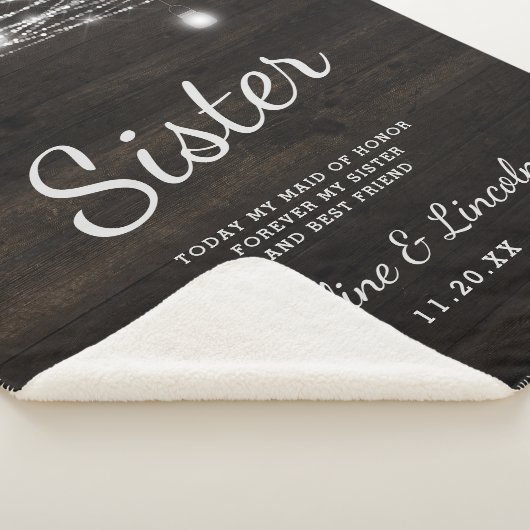 Oak Ridge Rustikal zum Zitat von Schwester Heartfe Sherpadecke (3/4)