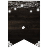 Oak Ridge Rustikale Holzbrücke zum Brautparty Wimpelkette (Zweite Fahne)