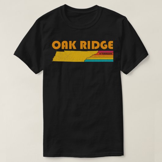 Oak Ridge Tennessee Vintag beängstigend Souvenir T-Shirt (Design vorne)