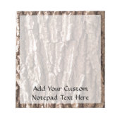 Oak Tree Bark Graphic Notizblock (Vorderseite)