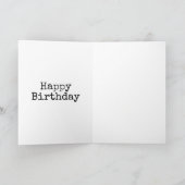 Oak Tree Birthday Karte (Innenseite)