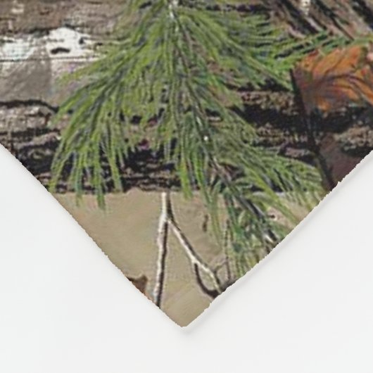 Oak Tree Camouflage Muster Truck Van Car Fleecedecke (Ecke)